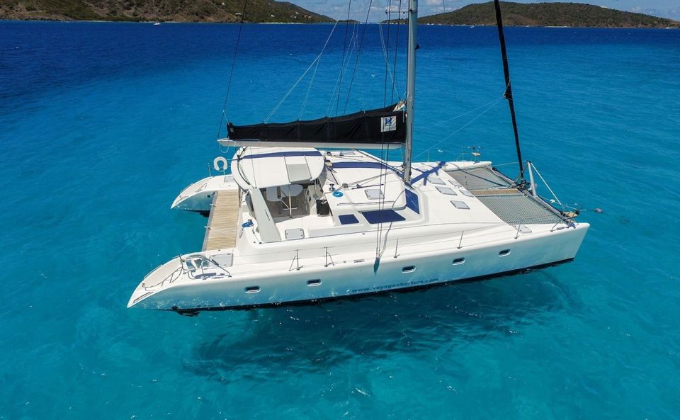 St. Thomas: Private 50-Foot Voyage 500 Catamaran Sail - Activity Duration