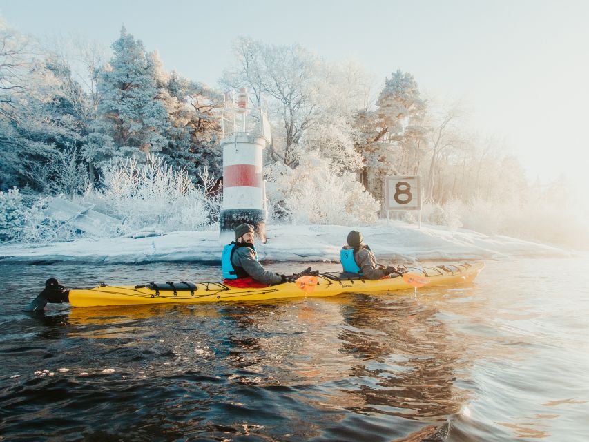 Stockholm: Winter Kayaking, Swedish Fika, and Hot Sauna - Free Cancellation Policy