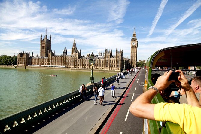 Vintage London Bus Tour Including Cruise With London Eye Option - Route and Stops