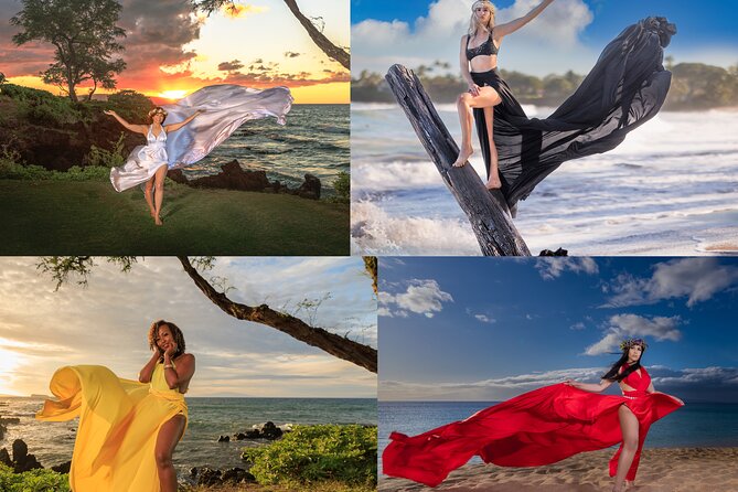 Wailea Beach Private Maui Flying Dress Photoshoot Experience - Directions to Ulua Beach