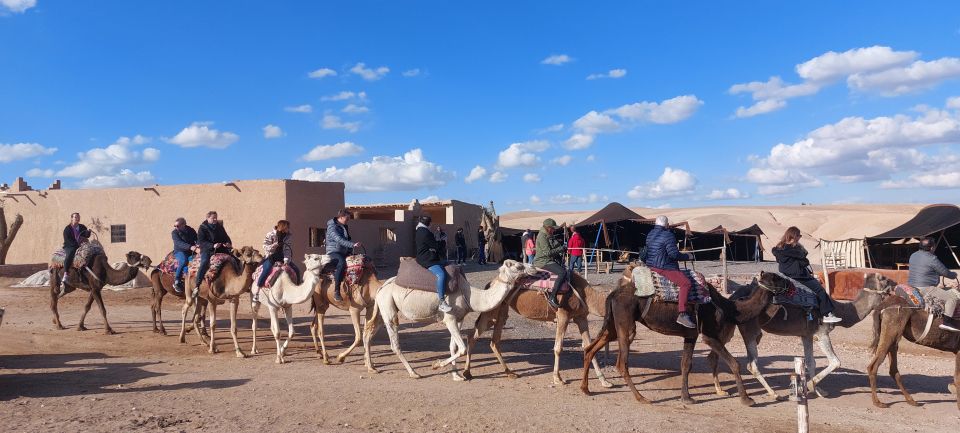 Agafay Desert Sunset Tour With Camel Ride ,Dinner and Show - Common questions