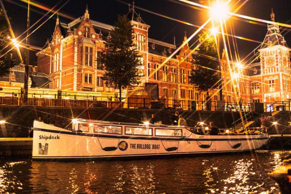 Amsterdam: the Bulldog Boat Smoke Friendly Cruise & 2 Drinks - Directions