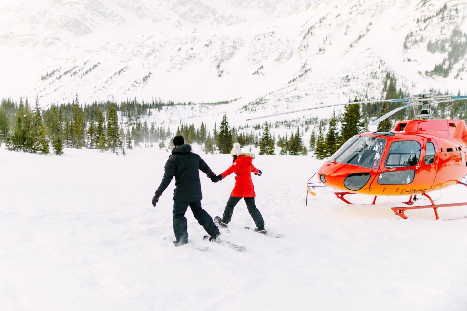 Banff/Jasper: Canadian Rockies Helicopter & Snowshoe Tour - Experience Highlights