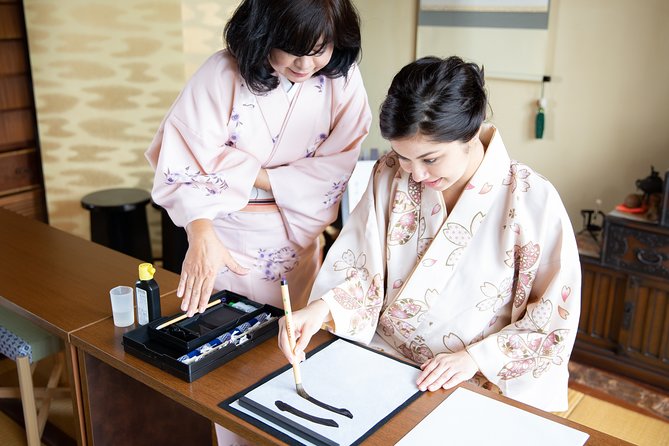 Calligraphy Experience With Simple Kimono in Okinawa - Common questions