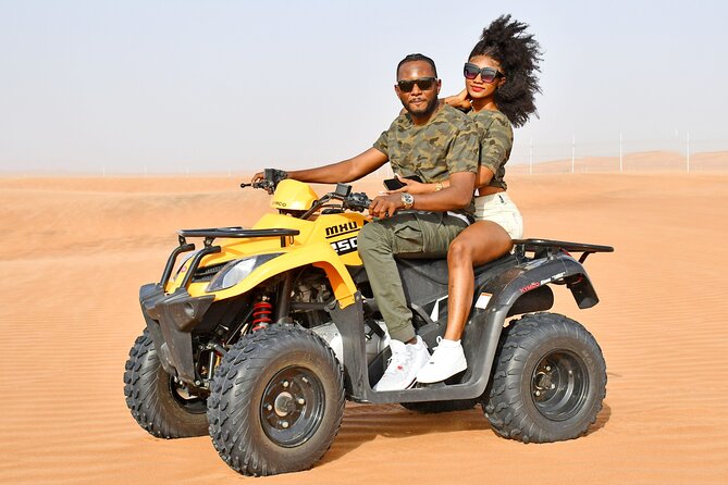 Desert Excursion & Quad Bike Sand Board Camel Ride BBQ Dinner - Provider and Booking Details