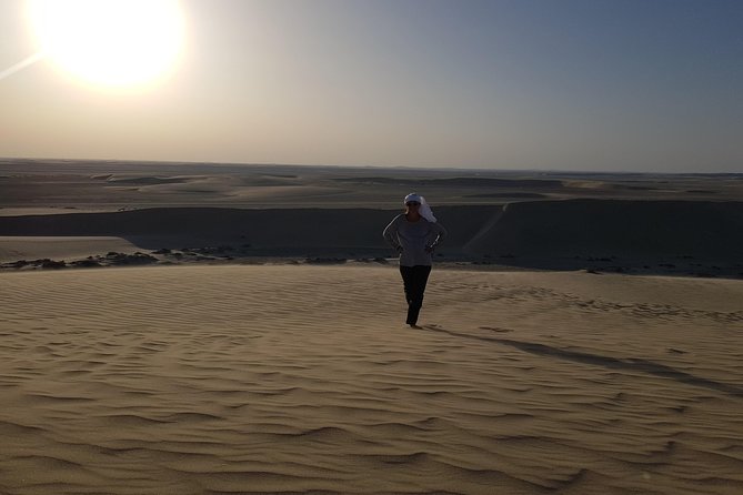 Doha : Private Half Day Desert Safari Camel Riding Falcons Sand Surfing - Common questions