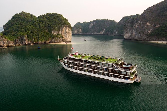 Doris Cruise 5 Star Cruise 2 Days Visiting Halong Bay Lan Ha Bay Private Balcony - Common questions