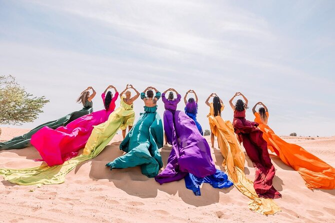 Dubai Desert Flying Dress Photoshoot - Common questions