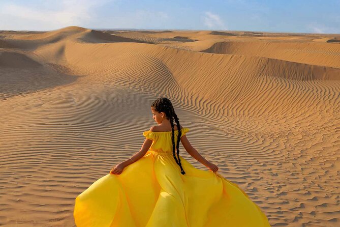 Dubai Flying Dress Private Photoshoot in the Desert - Common questions
