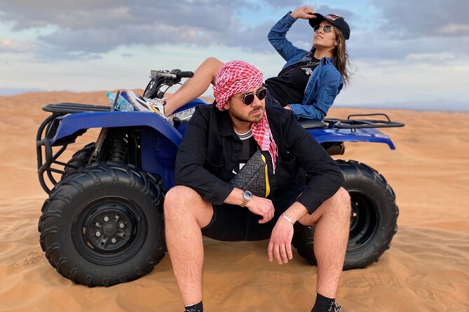 Dubai Premium Evening Quad Bike, Desert Safari and BBQ Dinner - Common questions