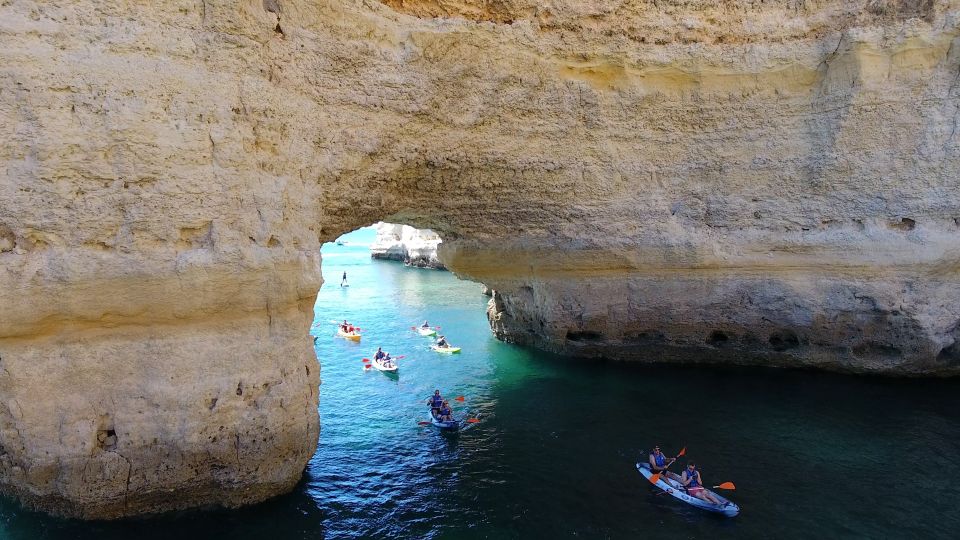 From Albufeira: Benagil Hidden Caves Tour by Kayak or SUP - Meeting Point Details