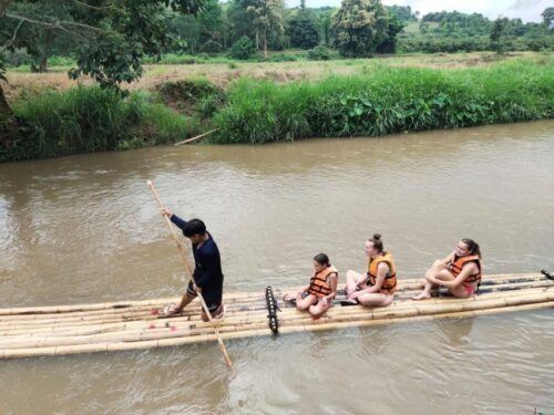 Full Day Bamboo RaftingElephant CareJungle Waterfall - Activity Duration and Group Size