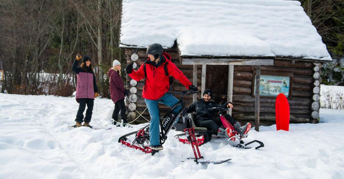 Kelowna: Snow E-Biking With Lunch, Wine Tastings & S'mores - Culinary Delights & Smores