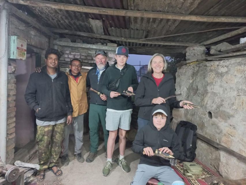 Knife (Khukuri) Making Activity With a Blacksmith - Directions