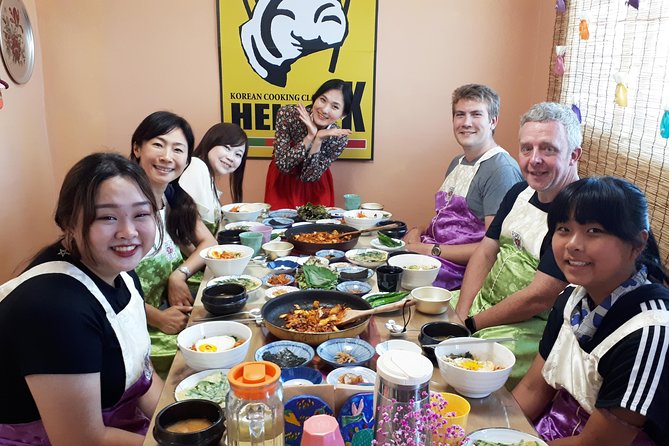 Korean Cooking Class With Full-Course Meal & Local Market Tour in Seoul - Common questions