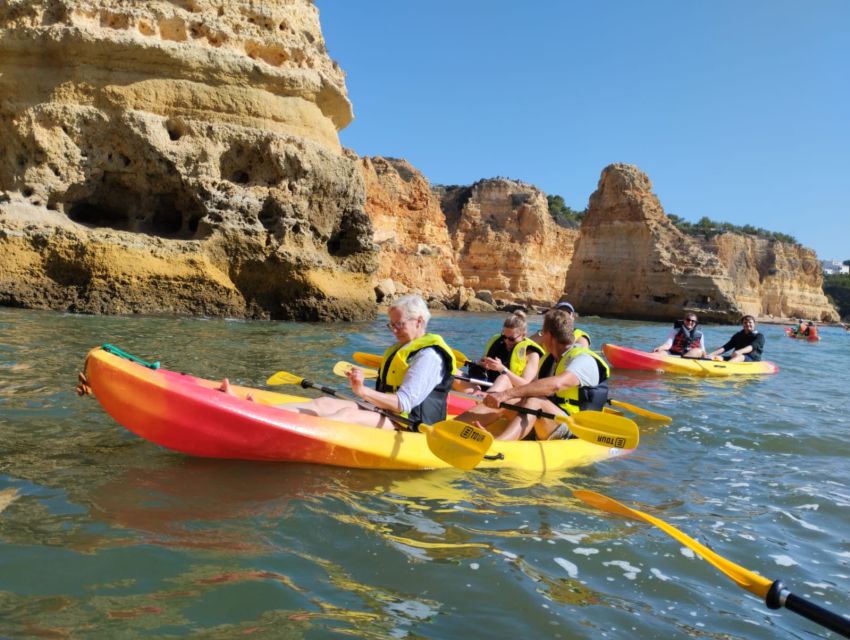 Lagoa: Benagil Cave and Marinha Beach Guided Kayaking Tour - Common questions