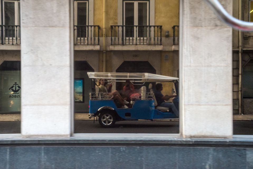 Lisbon by Tuk Tuk Guided Tour: City of Neighborhoods - Flea Market and Ornate Squares