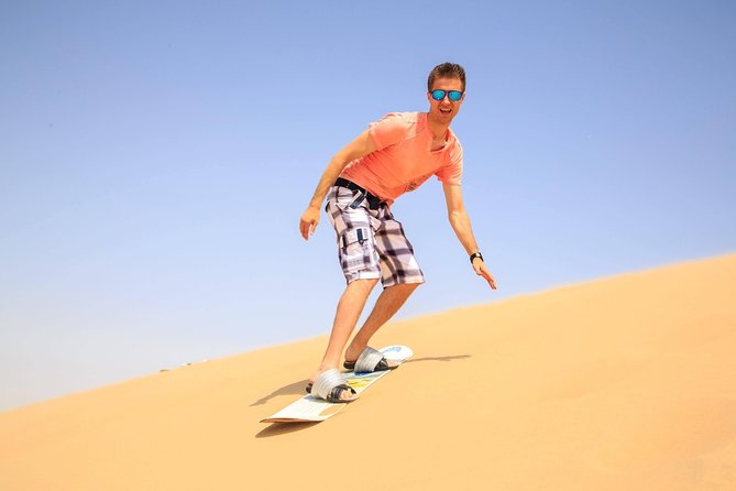 Morning Red Dunes Desert by Quad Bike, Dune Bashing, Camel Ride & Sandboarding - Common questions