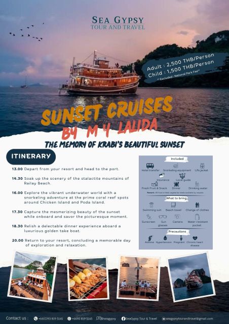 Motor Yacht Lalida: Romantic Sunset Dinner Cruise in Krabi - Last Words