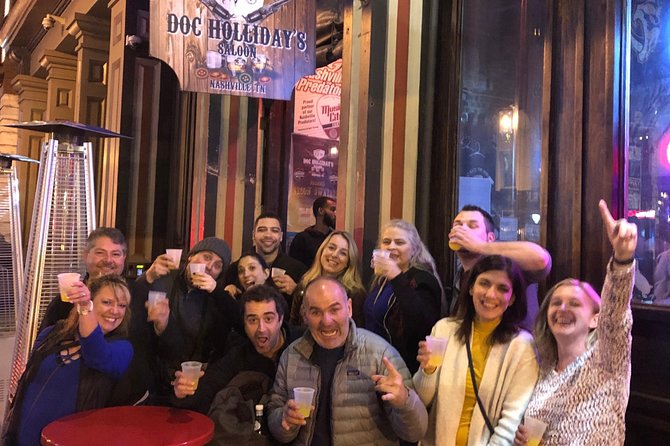 Nashville All-Inclusive Nighttime Pub Crawl With Moonshine, Cocktails, and Beer - Meeting Point and End Point