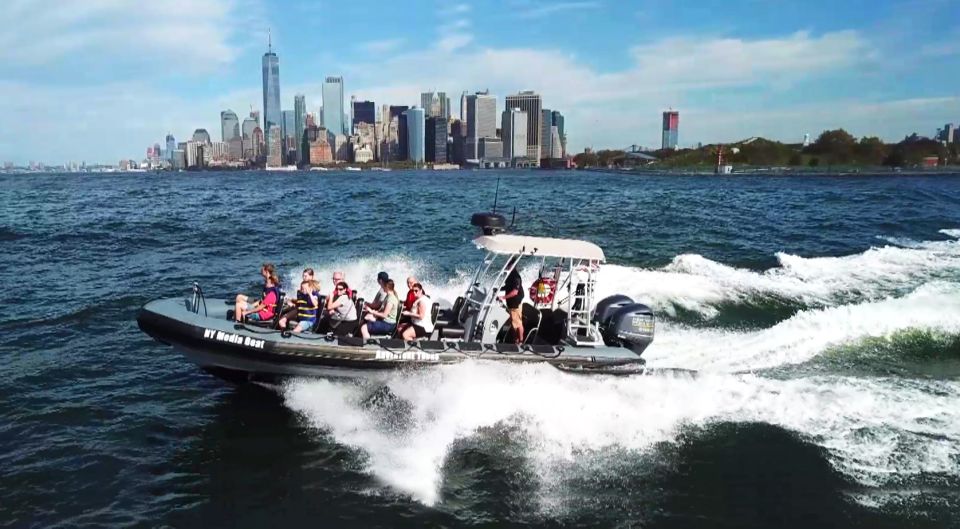 New York City: Harbor Speedboat Tour - Route Overview