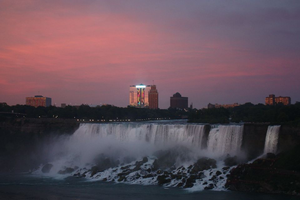 Niagara Falls, USA: Night Illumination Walking Tour - Common questions
