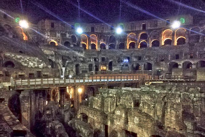 Night Colosseum Tour: With Gladiators Underground and Arena - Common questions