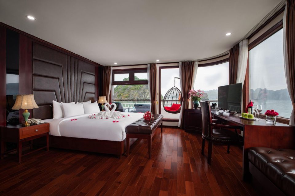 Overnight Halong Bay Luxury 5 Stars Cruise With Full Meals - Common questions