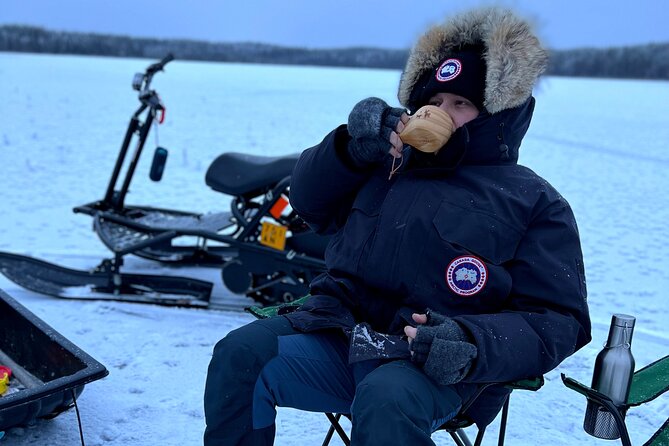 PRIVATE Ice Fishing Snow Scooters Lunch in a Glass Igloo - Last Words