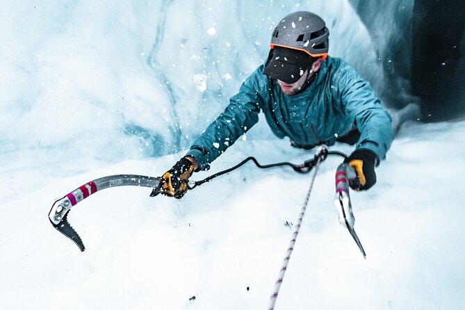 Private Summer Ice Cave & Ice Climbing - 15 Shot Photo Package - Professionally Edited Photos