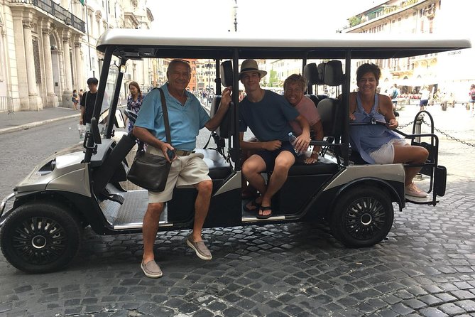 Rome in Golf Cart 4 Hours History & Have Fun - Common questions