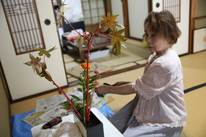 Special Ikebana Experience Guided by an Ikebana Master, Mrs. Inao - Common questions