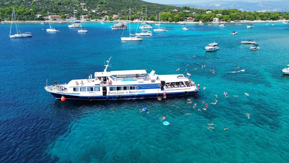Split: Blue Lagoon, Shipwreck, & Trogir Cruise With Lunch - Transportation Information