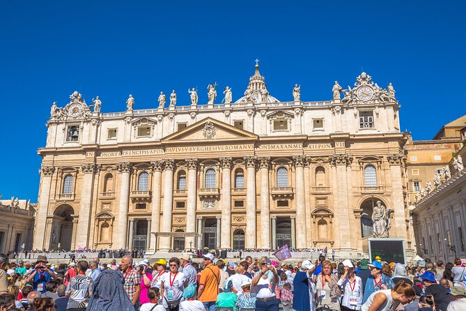 St Peters Guided Tour With Dome Climb and Basilica Inside - Common questions