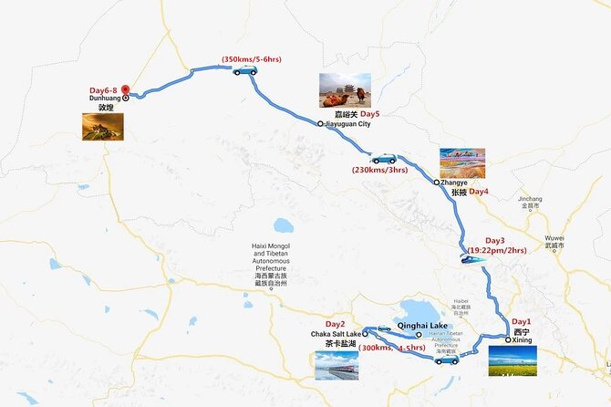 8 Day Small Group Tour to West China Qinghai & Gansu - Key Points