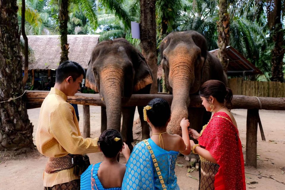 Dress in Thai Costume, Feed Elephants, and Photoshoot - Common questions