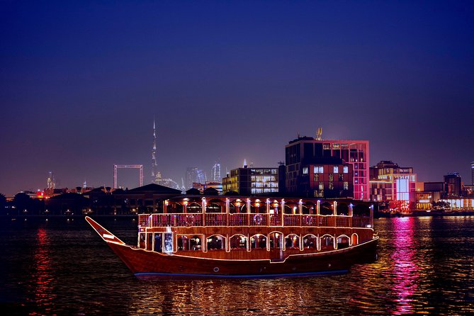 Dubai Creek Royal Dinner Dhow Cruise With Optional Pickup - Weather Contingency and Refunds