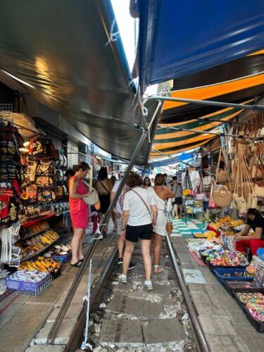 From Bangkok: Train Market & Floating Market - Last Words of the Tour