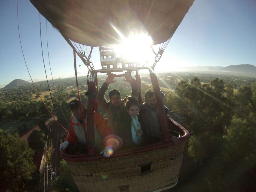From Mexico City: Hot Air Balloon & Bike Tour in Teotihuacan - Key Points