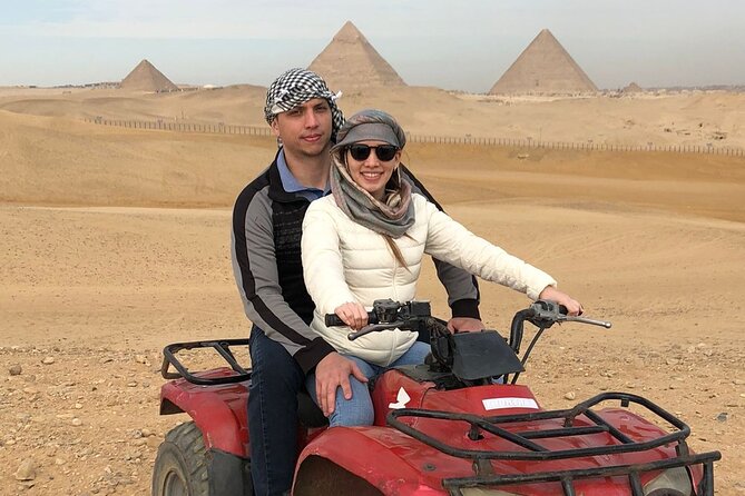 Giza Pyramids, Sphinx, ATV Bike, Lunch,Camel Ride, Dinner Cruise& Shopping Tour - Activities Included