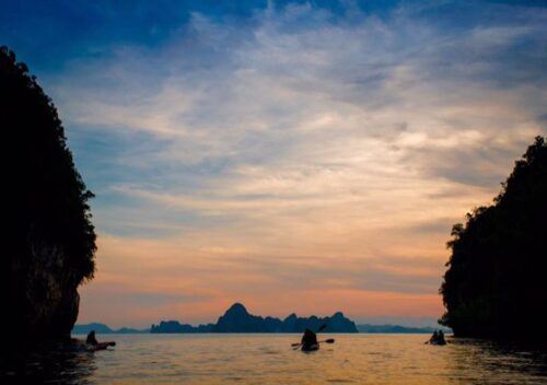 Krabi: Kayaking Sunset at Ao Thalane Tour With BBQ Dinner - Tour Inclusions and Wildlife Observations