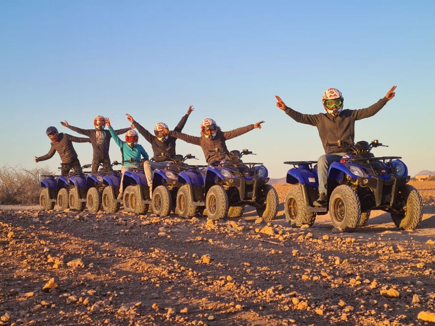 Marrakech: Desert and Palm Grove Quad Tour With Tea - Common questions