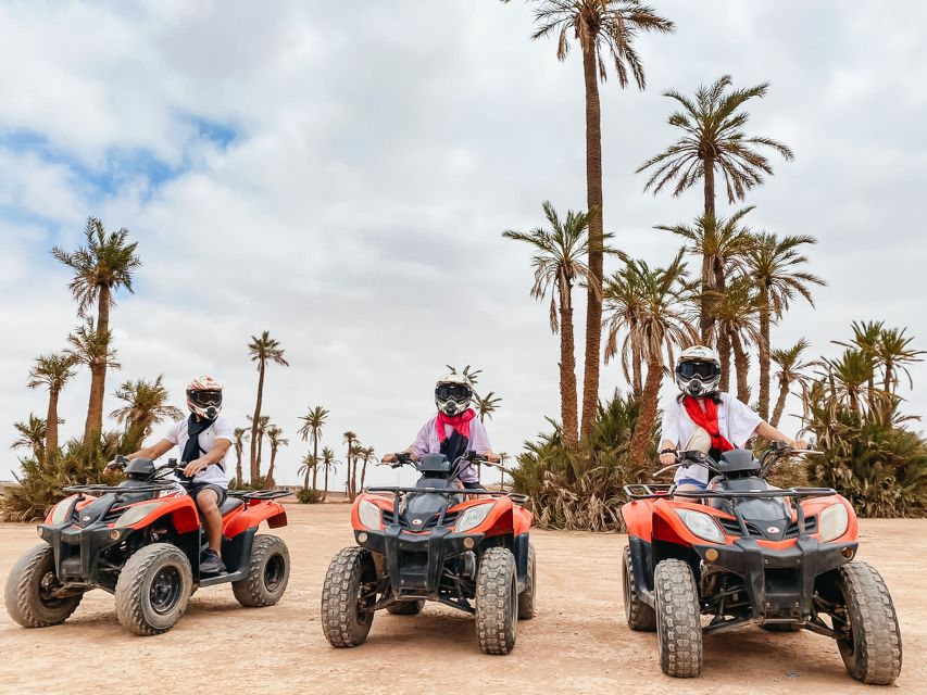 Marrakech: Quad Bike Tour to Palm Oasis and Jbilat Desert - Booking and Logistics