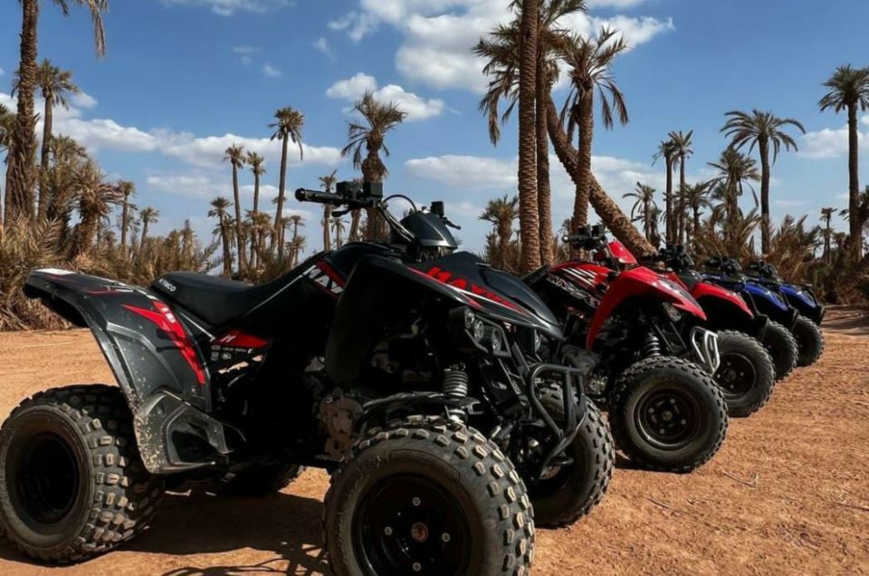 Marrakech : Quad Ride at the Duns of the Palmeraie With Tea - Common questions