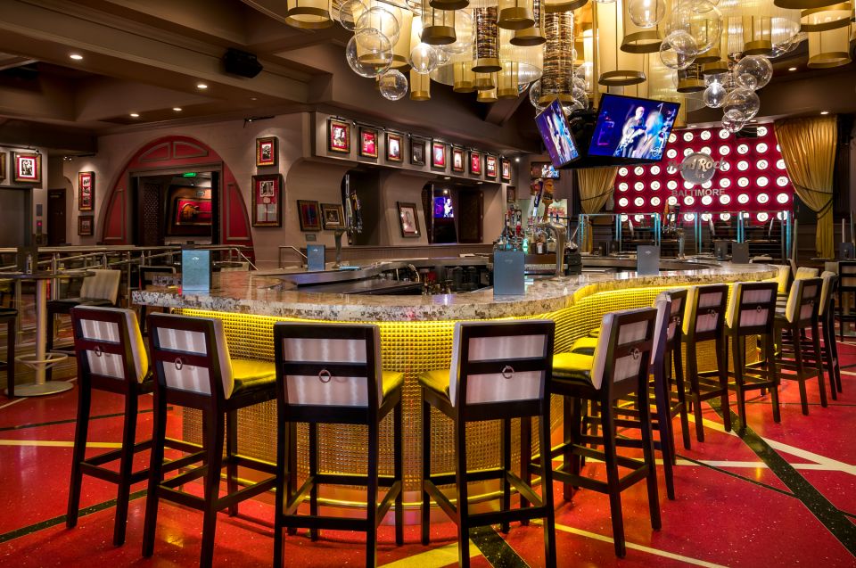 Meal at the Hard Rock Cafe Baltimore - Location and Average Rating