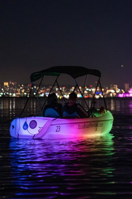 San Diego: Nighttime Glow Pedal Boat Ride W/ Downtown Views - Reviews and Accessibility