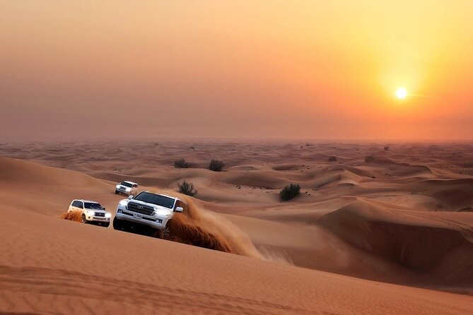 Sunrise in Dubai Desert - Transportation and Logistics