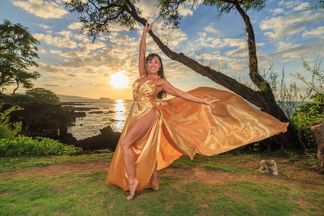 Wailea Beach Private Maui Flying Dress Photoshoot Experience - Common questions