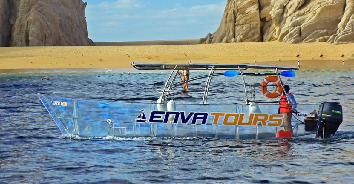 Los Cabos Arch & PelicanRock Cabo San Lucas CrystalBoat Tour - Tour Description