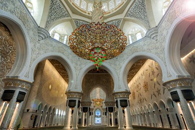 Abu Dhabi Sheikh Zayed Mosque Tour Ferrari World Outside Visit - Key Points